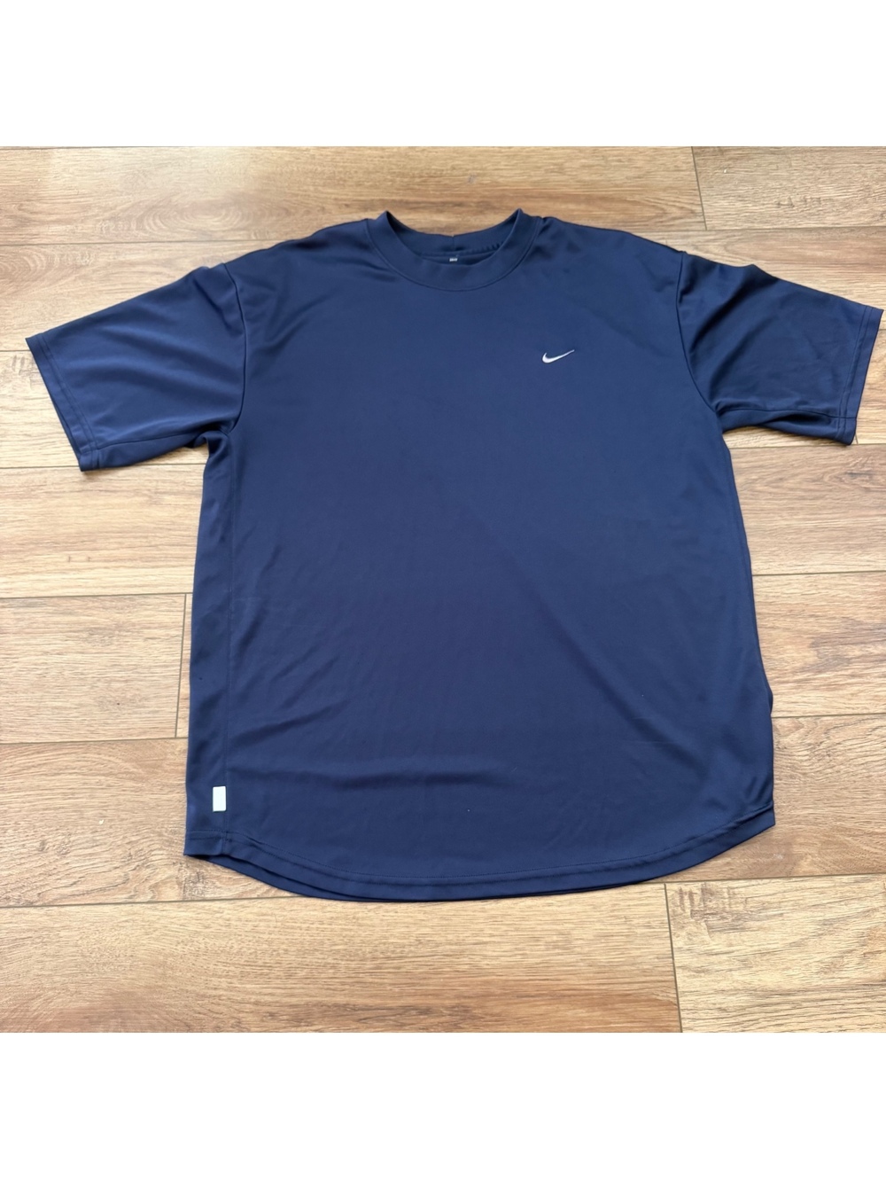 Nike Dri-Fit Men's Large Navy Blue Short Sleeve Shirt